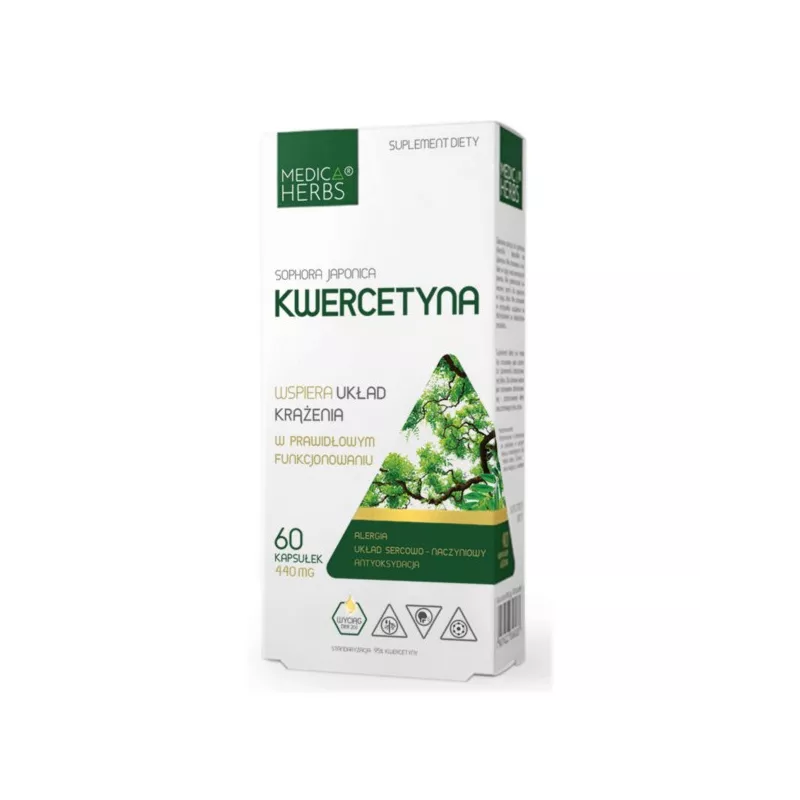 Medica Herbs Kwercytyna sophora japonica 60 k Medica Herbs Kwercytyna sophora japonica 60 k