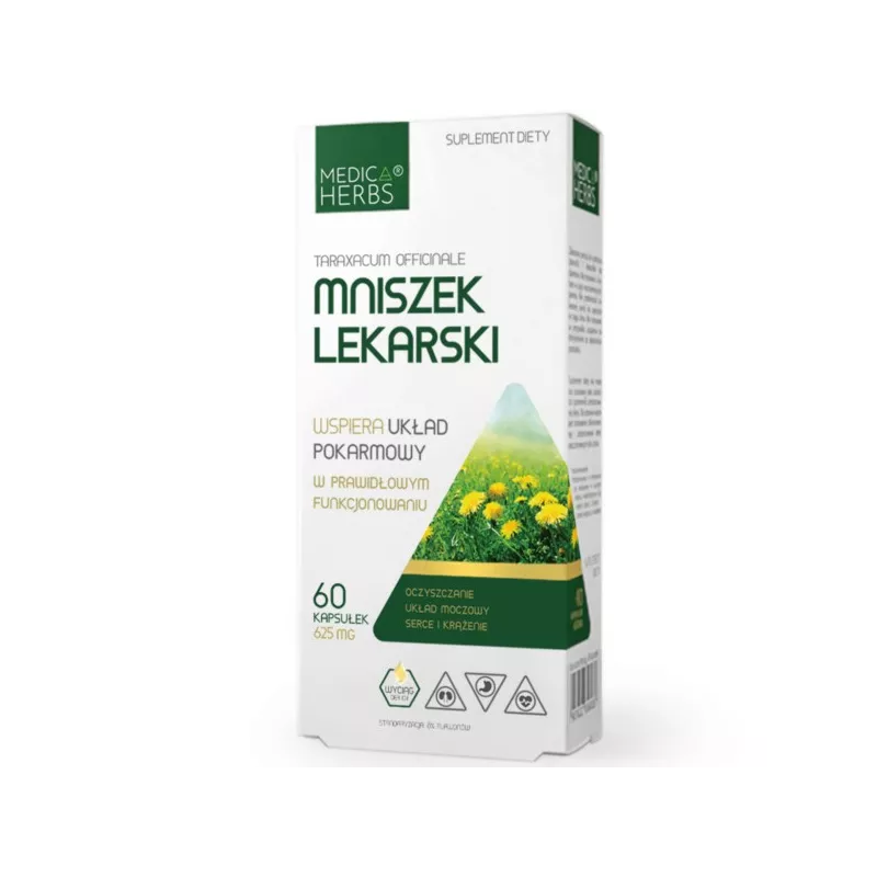 Medica Herbs Mniszek Lekarski 60 k Medica Herbs Mniszek Lekarski 60 k