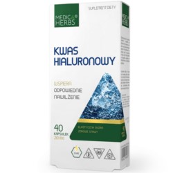Medica Herbs Kwas Hialuronowy 40 k