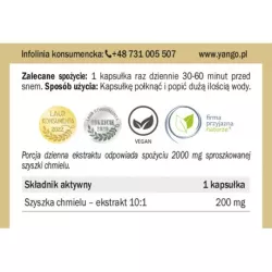 Yango Szyszka Chmielu 60 kap spokojny sen Yango Szyszka Chmielu 60 kap spokojny sen