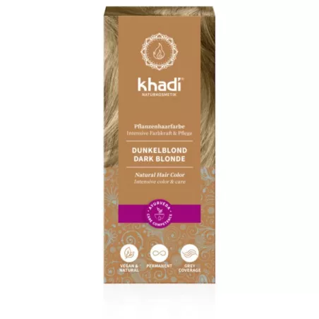 Khadi Henna Ciemny Blond 100G Z Indyjskich Ziół