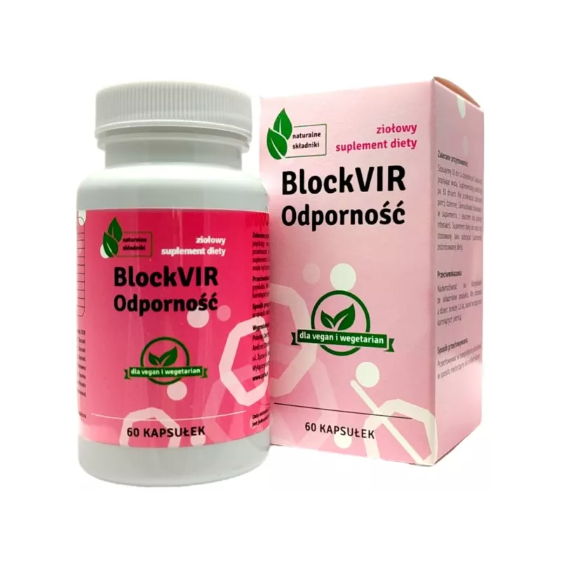 BlockVIR Odporność 60 k tarczyca bajkalska BlockVIR Odporność 60 k tarczyca bajkalska