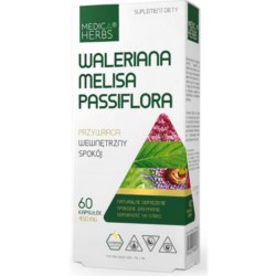 Medica Herbs Waleriana Melisa Passiflora 60 k