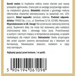 Yango Gorzki Melon 90 k dla cukrzyków Yango Gorzki Melon 90 k dla cukrzyków