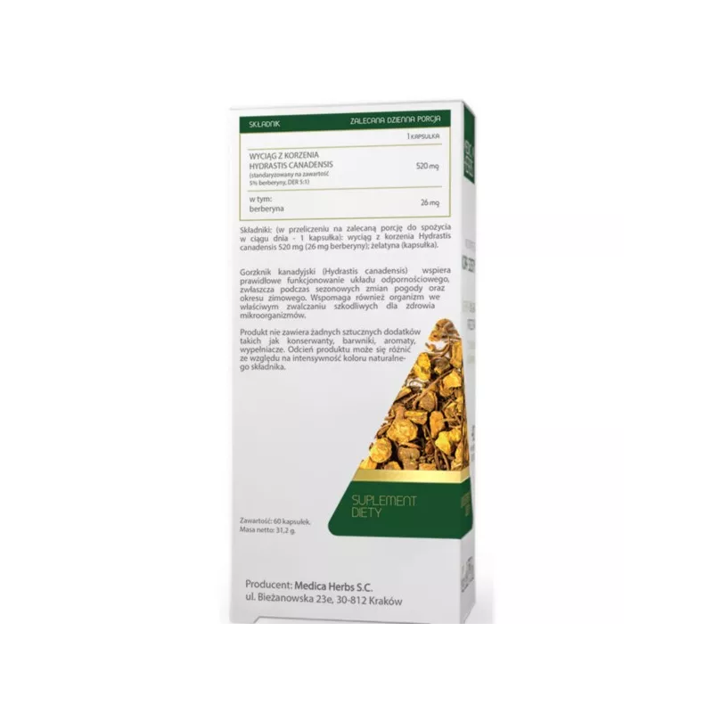 Medica Herbs Gorzknik Kanadyjski 60 k