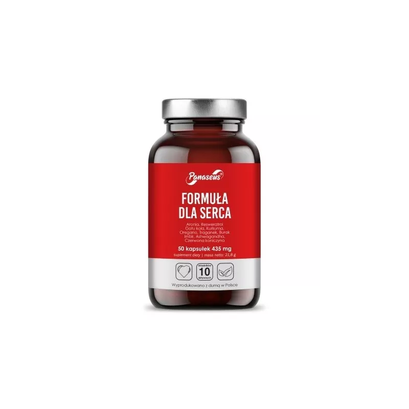 Panaseus Formuła dla serca – 50 kapsułek Panaseus Formuła dla serca – 50 kapsułek