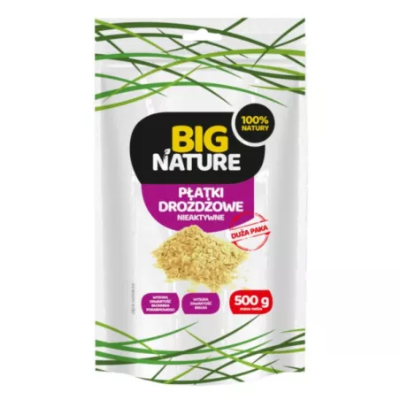 Big Nature Płatki Drożdżowe nieaktywne 500 g