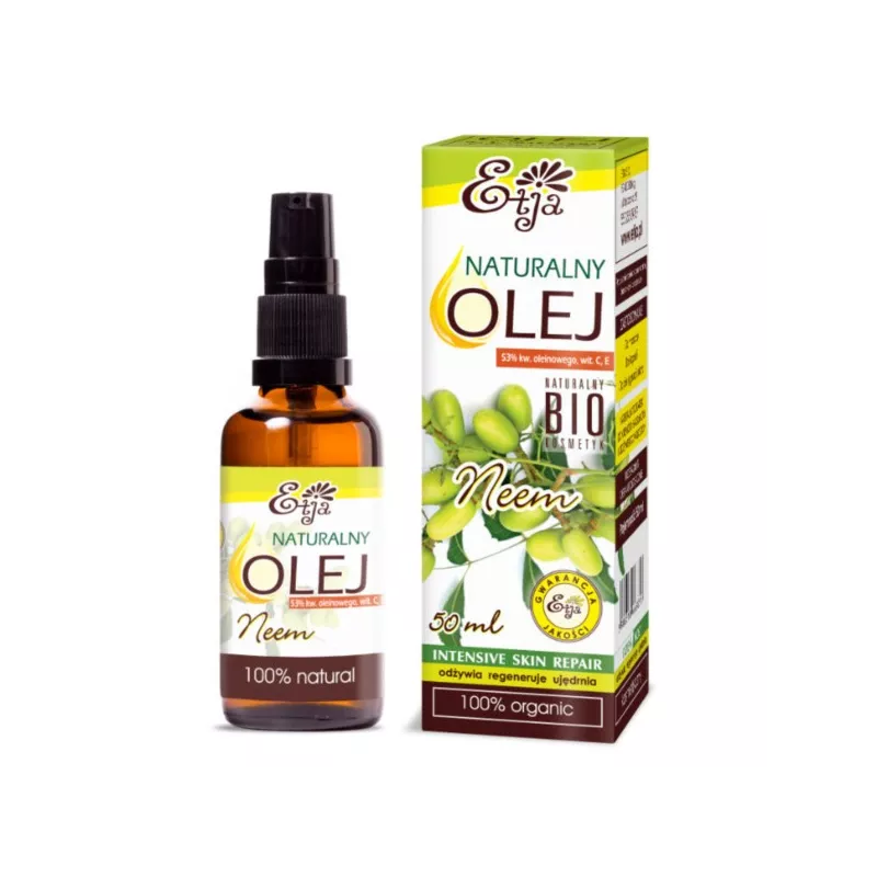 Etja Olej Neem 50Ml Zmniejsza Objawy Egzemy