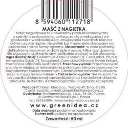 Green Idea Maść Nagietkowa 50 ml Green Idea Maść Nagietkowa 50 ml