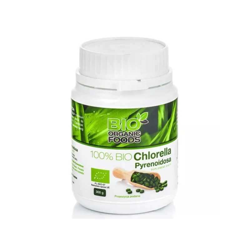 BIO ORGANIC FOOD 100% BIO Chlorella Pyrenoidosa