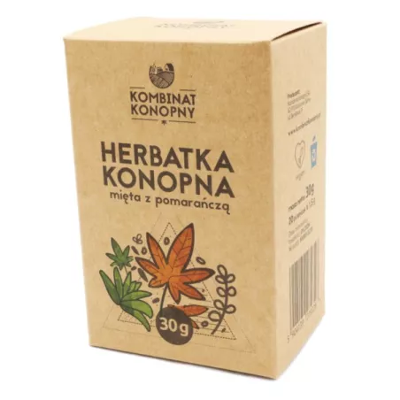 Kombinat Herbatka Konopna z mietą i pomarańczą 30g