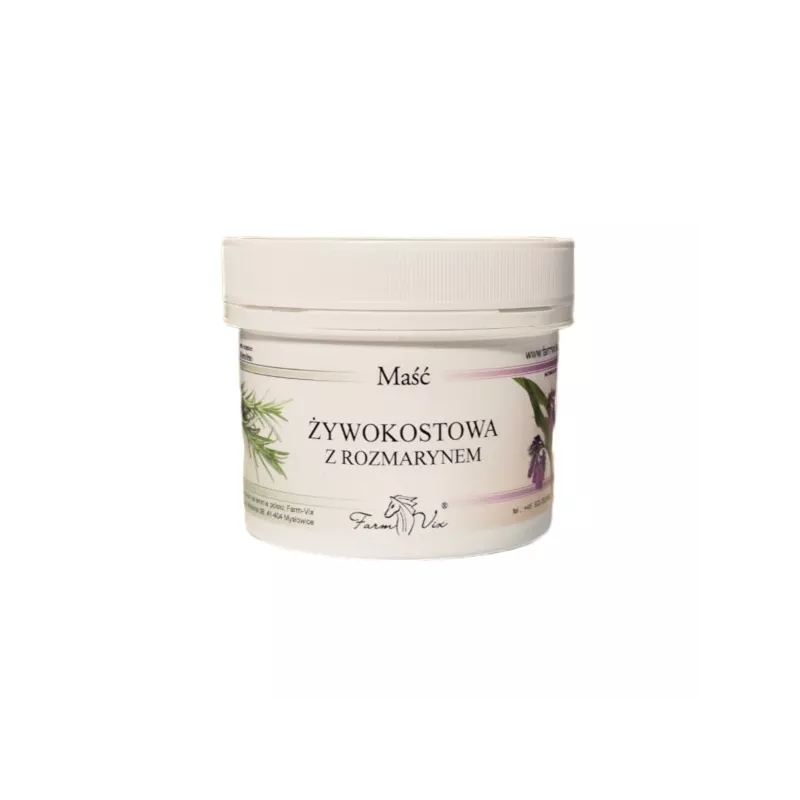 Farm-vix Maść żywokostowa z rozmarynem 150 ml Farm-vix Maść żywokostowa z rozmarynem 150 ml