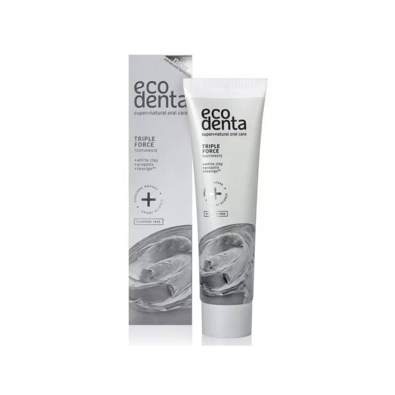 Ecodenta Pasta do zębów o potrójnym działaniu 100 Ecodenta Pasta do zębów o potrójnym działaniu 100