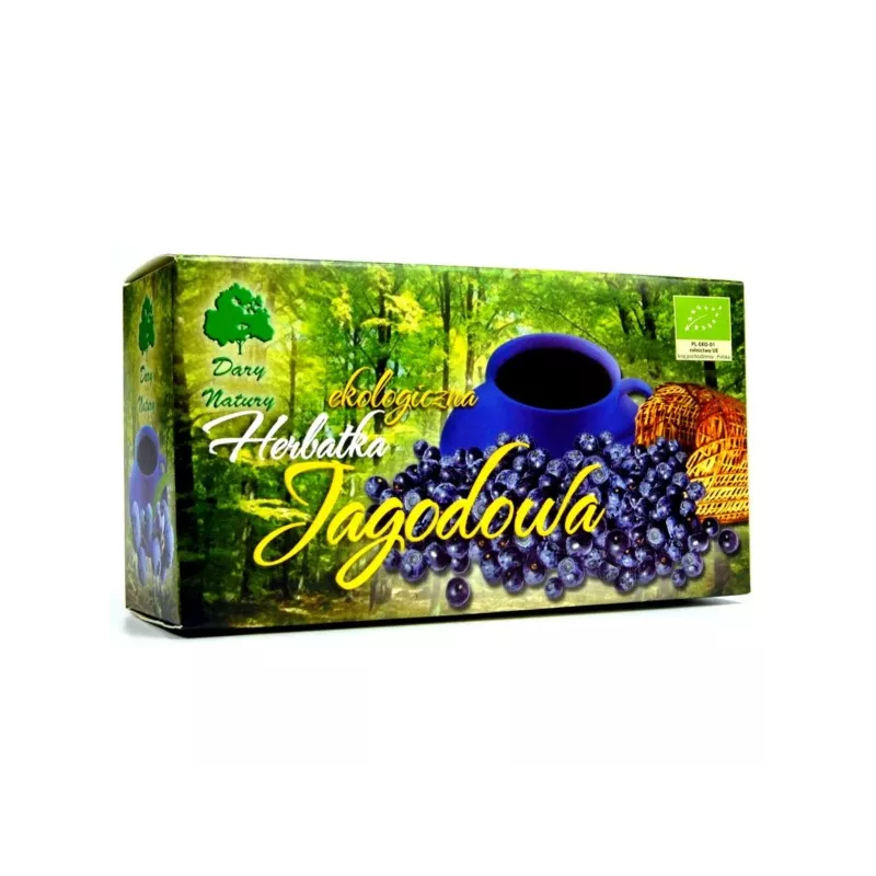DARY NATURY HERBATKA JAGODOWA EKO 20X3G DARY NATURY HERBATKA JAGODOWA EKO 20X3G