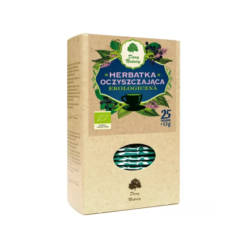 DARY NATURY HERBATKA OCZYSZCZAJĄCA 25X1,5G NOWA DARY NATURY HERBATKA OCZYSZCZAJĄCA 25X1,5G NOWA