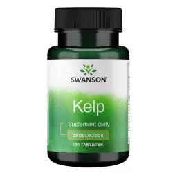 Swanson Kelp 225 Mcg 100 T  Wpomaga Pracę Tarczycy