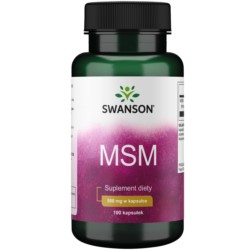 Swanson Msm Metylosulfonylometan 500 Mg 100 K