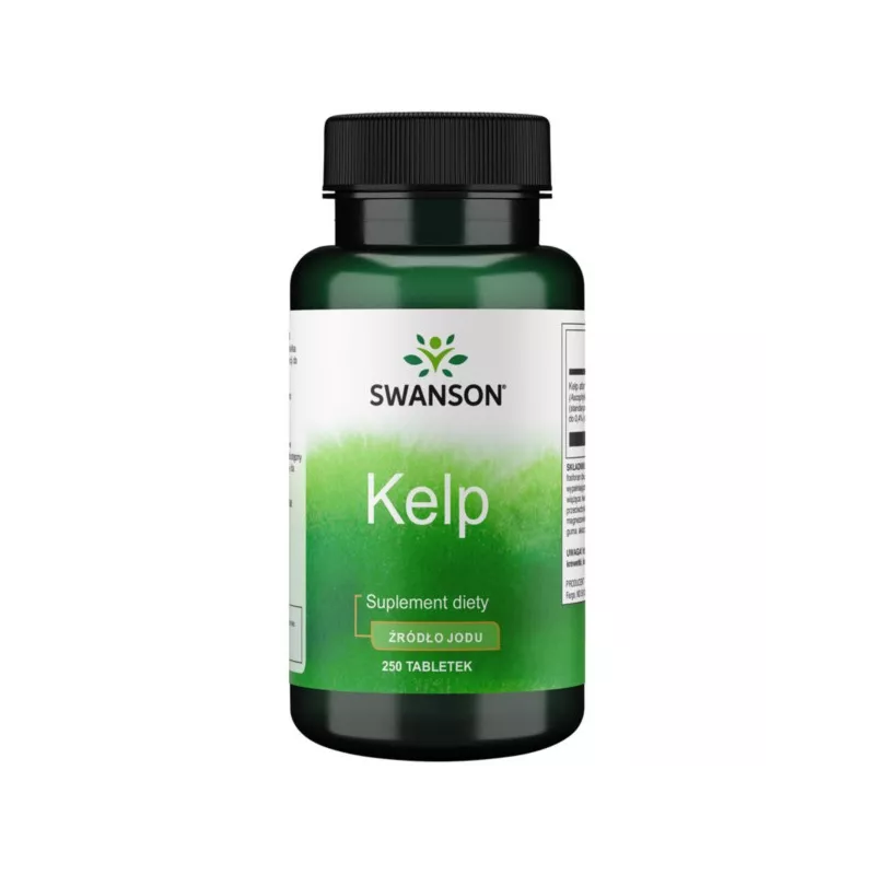 Swanson Kelp 225 Mcg 250 T Wpomaga Pracę Tarczycy