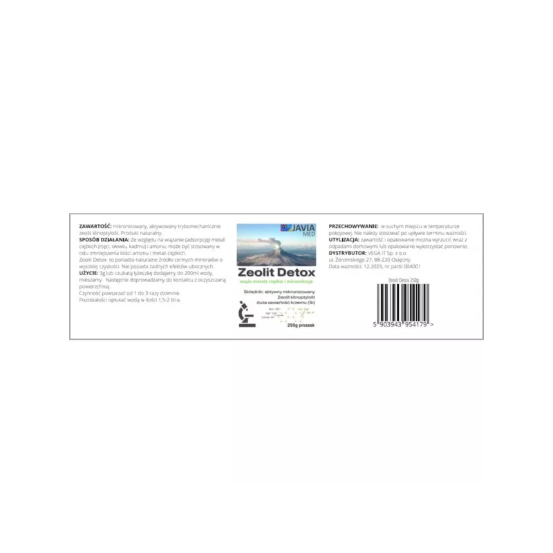 Zeolit Detox 250 G Zeolit Detox 250 G