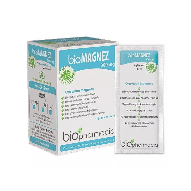 Biopharmacia bioMagnez 300 mg 30 saszetek