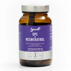 Panaseus OPC + Resweratrol - 50 kap młodość