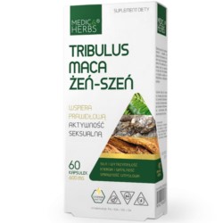 Medica Herbs Tribulus Maca Żeń-Szeń 60 k