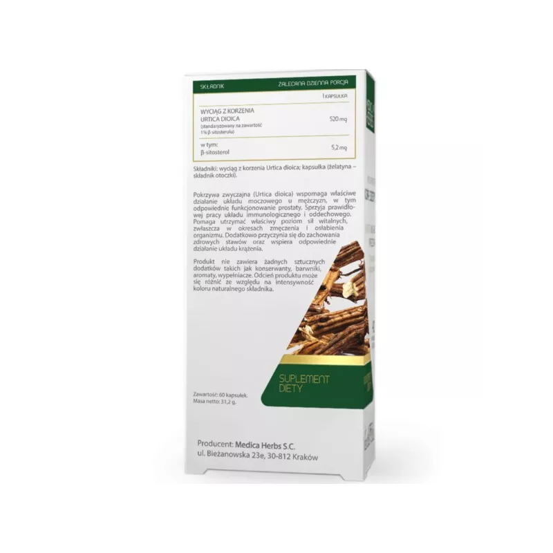 Medica Herbs Pokrzywa zwyczajna 60 k Medica Herbs Pokrzywa zwyczajna 60 k