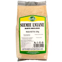 Smakosz Siemię Lniane Złote Mielone 500g