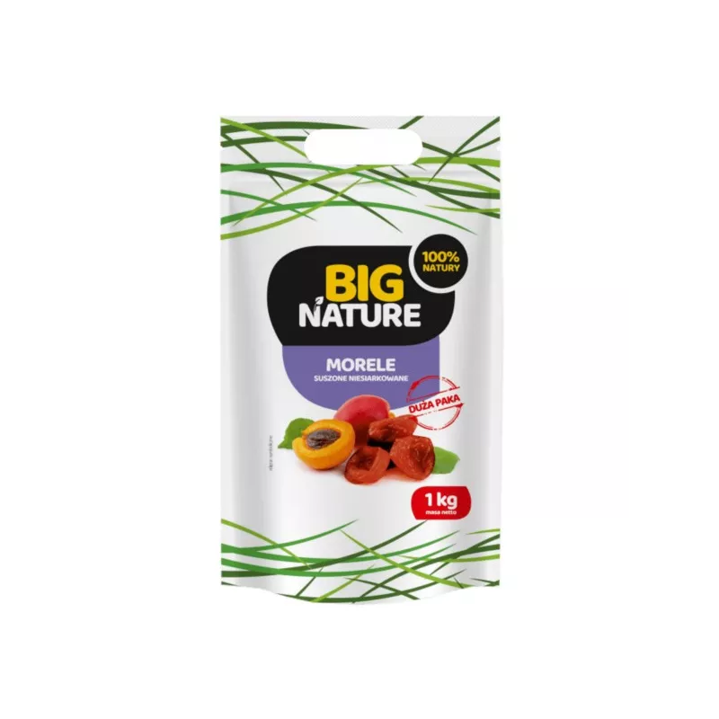 Big Nature Morele suszone niesiarkowane 1 kg