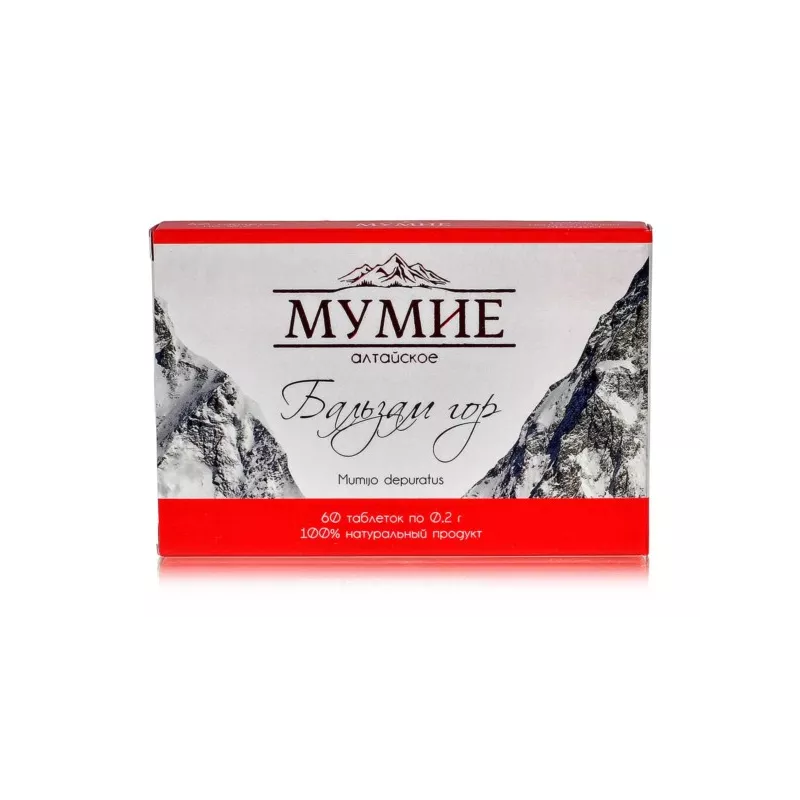 Mumio ałtajskie "Balsam Gór" 60 K X 0,2 G