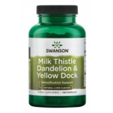 Swanson Milk Thistle Dandelion & Yellow Dock 120 g