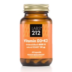 LABS212 Vitamin D 4000 + K2MK7 50 uq 60 k