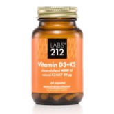 LABS212 Vitamin D 4000 + K2MK7 50 uq 60 k