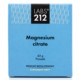 LABS212 Magnesium citrate 63 g b/glutenu