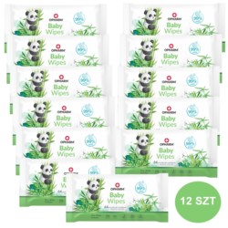 12 X Opharm Baby Wipes 64 szt chusteczki nawilżane