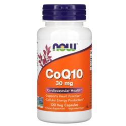 Now Foods Koenzym Q10 30 Mg 120 K