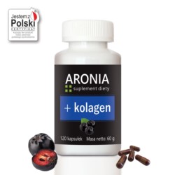 Aronia Liofilizowana Kolagen 120 kapsułek