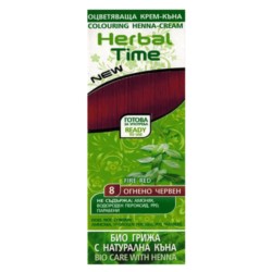 Herbal Time Naturalna Henna ognista Czerwień 75 ml