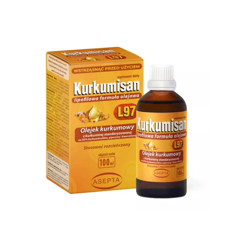 Asepta Kurkumisan L97 100 ml olej kurkumowy