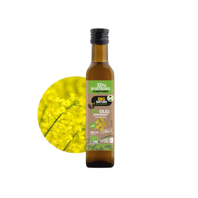 Big Nature Olej z rzepaku tłoczony na zimno bio500 Big Nature Olej z rzepaku tłoczony na zimno bio500