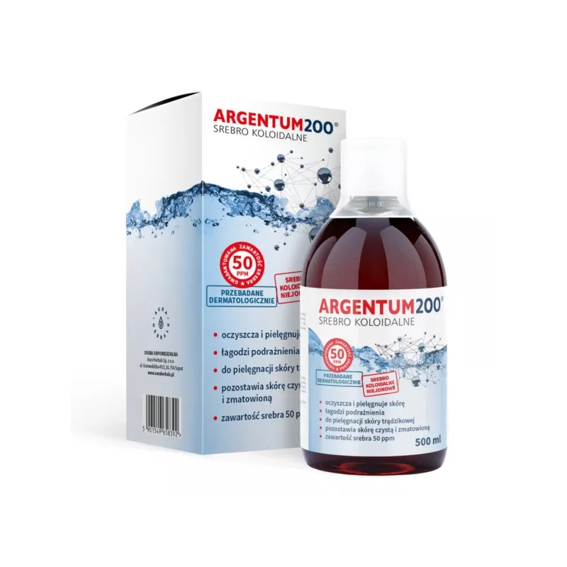 Aura Herbals Argentum 200 Srebro Koloidowe 50Tonik