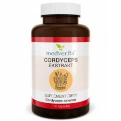 Medverita Cordyceps ekstrakt 500 mg 120 kapsuek