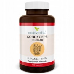 Medverita Cordyceps ekstrakt 500 mg 120 kapsuek