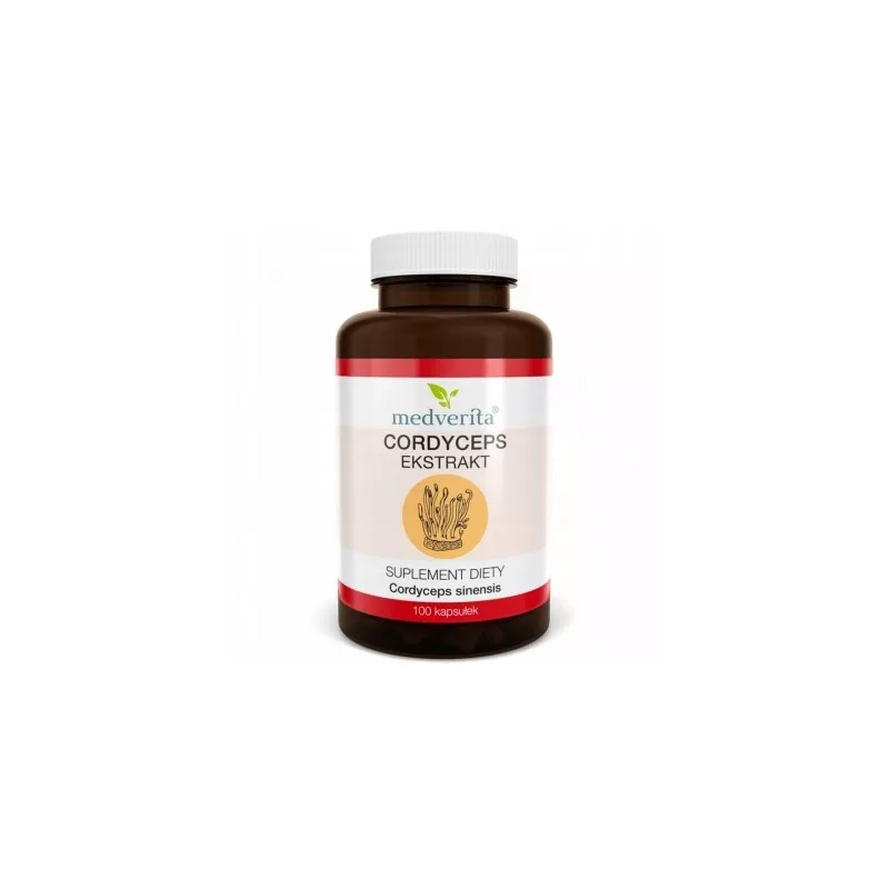 Medverita Cordyceps ekstrakt 500 mg 120 kapsuek