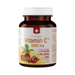 SwissMedicus Witamina C 1000 mg acerola cynk róża