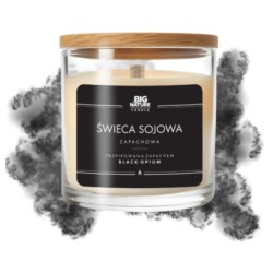 Big Nature Świeca Sojowa BLACK OPIUM 215 g