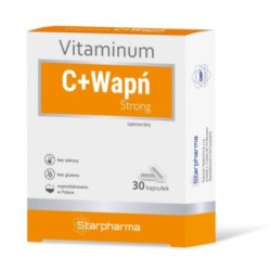 Starpharma Vitaminum C + Wapń Strong 30 kapsułek