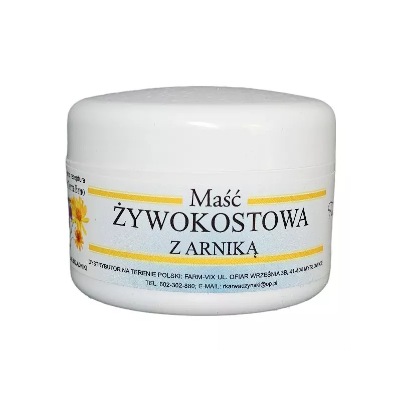 Farm-vix Maść Żywokostowa z arniką 50 ml Farm-vix Maść Żywokostowa z arniką 50 ml
