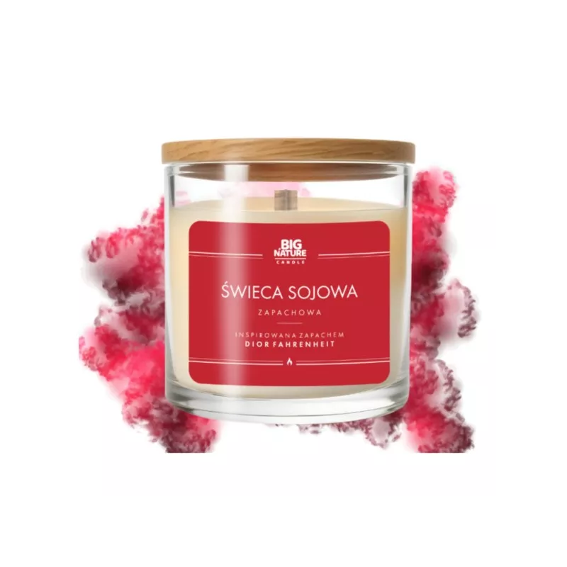 Big Nature Świeca Sojowa DIOR FAHRENHEIT 215 g