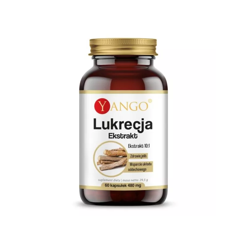 Yango Lukrecja Ekstrakt 60 Kapsułek 430Mg